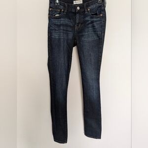 Madewell Alley Straight Denim Jeans Dark Wash Blue Womens Size 25